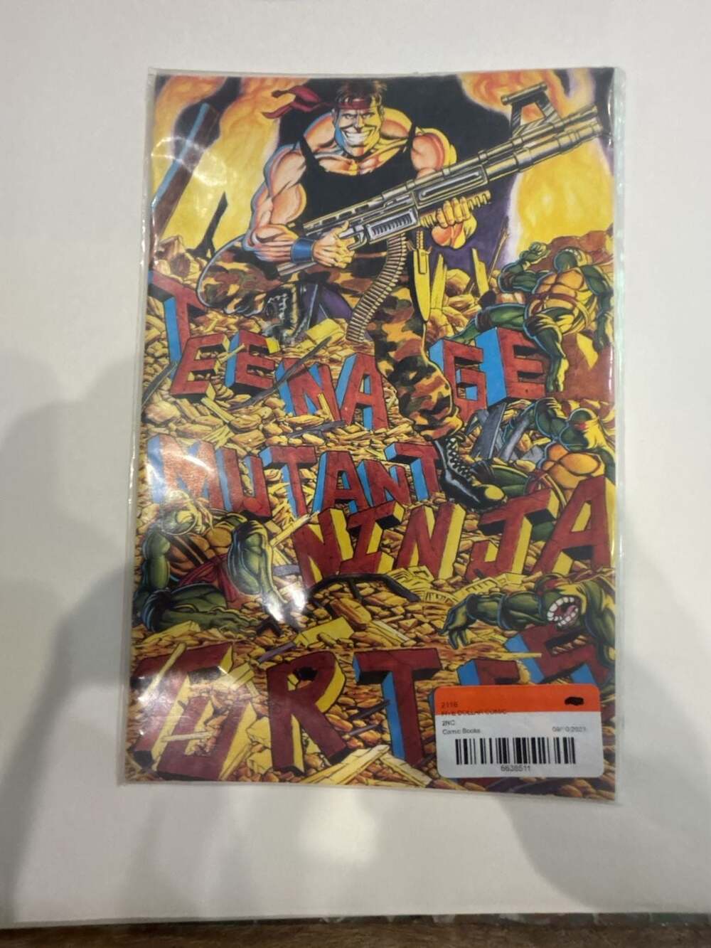 TEENAGE MUTANT NINJA TURTLES #34-1990-mid run issue NM-